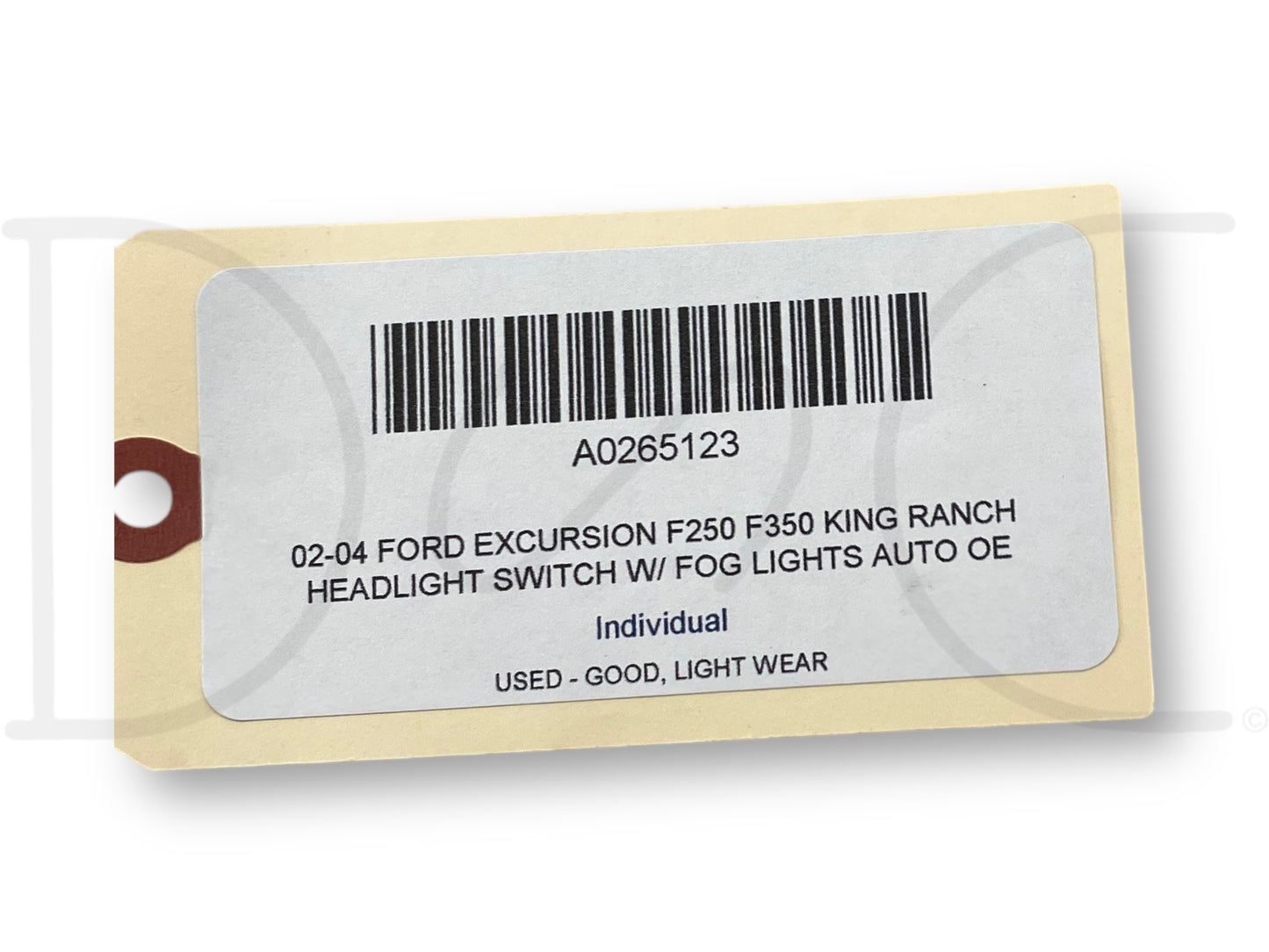 02-04 Ford Excursion F250 F350 King Ranch Headlight Switch W/ Fog Lights Auto OE