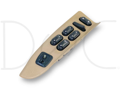 02-05 Ford F250 F350 LH Left Driver Front Power Window Lock Switch Panel Tan