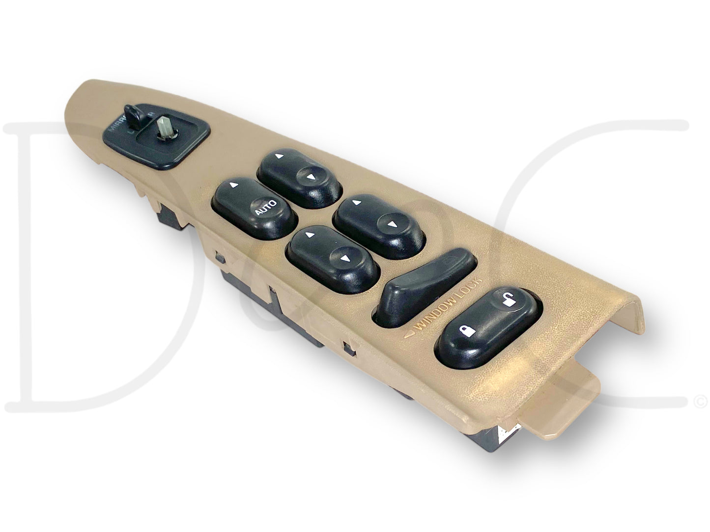 02-05 Ford F250 F350 LH Left Driver Front Power Window Lock Switch Panel Tan