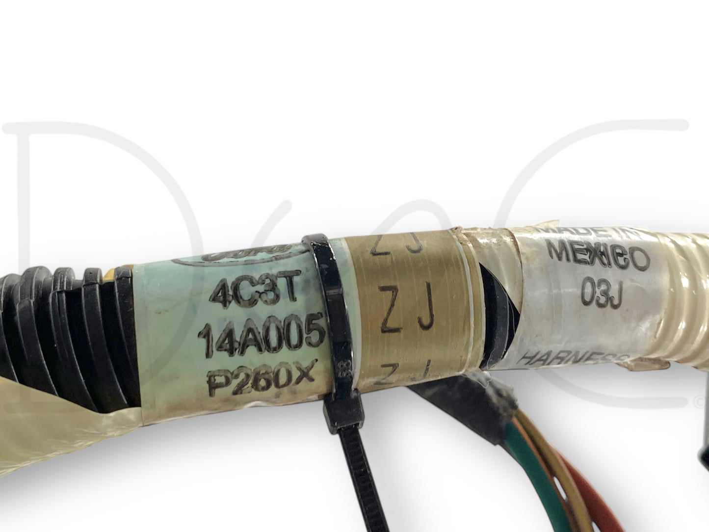 03-04 Ford F250 F350 Lariat Crew Cab Interior Wiring Harness 4C3T-14A005-P260X