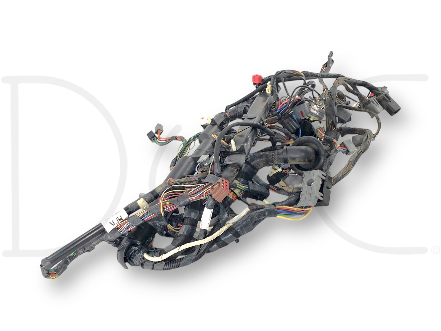 2004 04 Ford F250 F350 6.0 6.0L Diesel Dash Wiring Harness 4C3T-14401-P260Z Afk used wiring harness with light wear for Ford Super Duty trucks including F-250, F-350, F-450, and F-550 models.