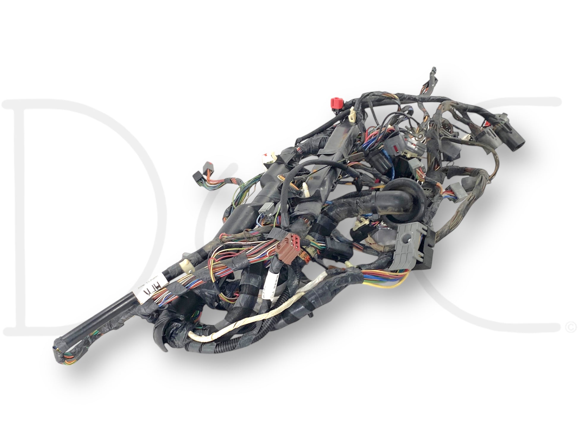2004 04 Ford F250 F350 6.0 6.0L Diesel Dash Wiring Harness 4C3T-14401-P260Z Afk used wiring harness with light wear for Ford Super Duty trucks including F-250, F-350, F-450, and F-550 models.