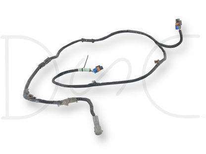 02-04 Ford F250 F350 Front Bumper Fog Light Wiring Harness 2C3T-15A211-P260G Aa used wiring harness with light wear, compatible with 2002-2004 Ford Super Duty trucks and Excursion models.