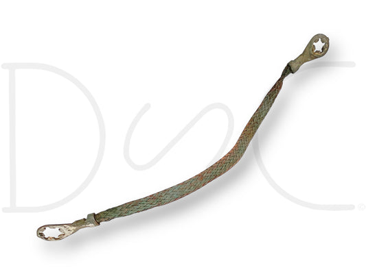 99-07 Ford F250 F350 Body Cab To Frame Ground Strap OEM, used with light wear, designed for Ford Super Duty trucks from 1999 to 2007, providing reliable grounding connection.