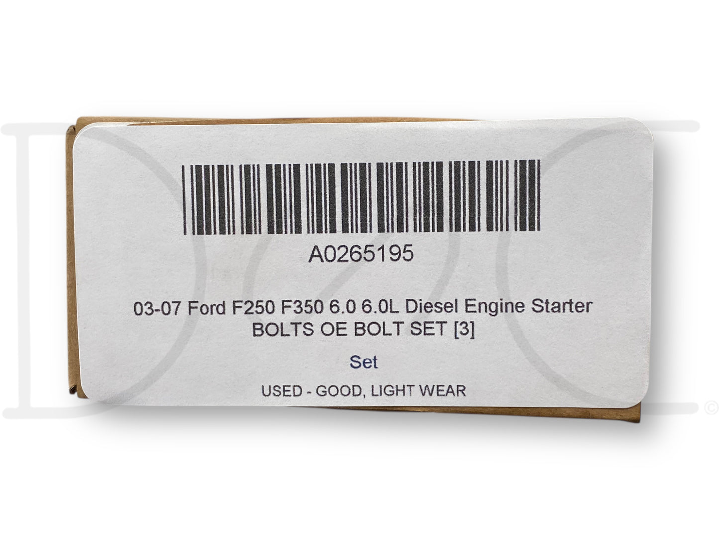 03-07 Ford F250 F350 6.0 6.0L Diesel Engine Starter Bolts OE Bolt Set [3]