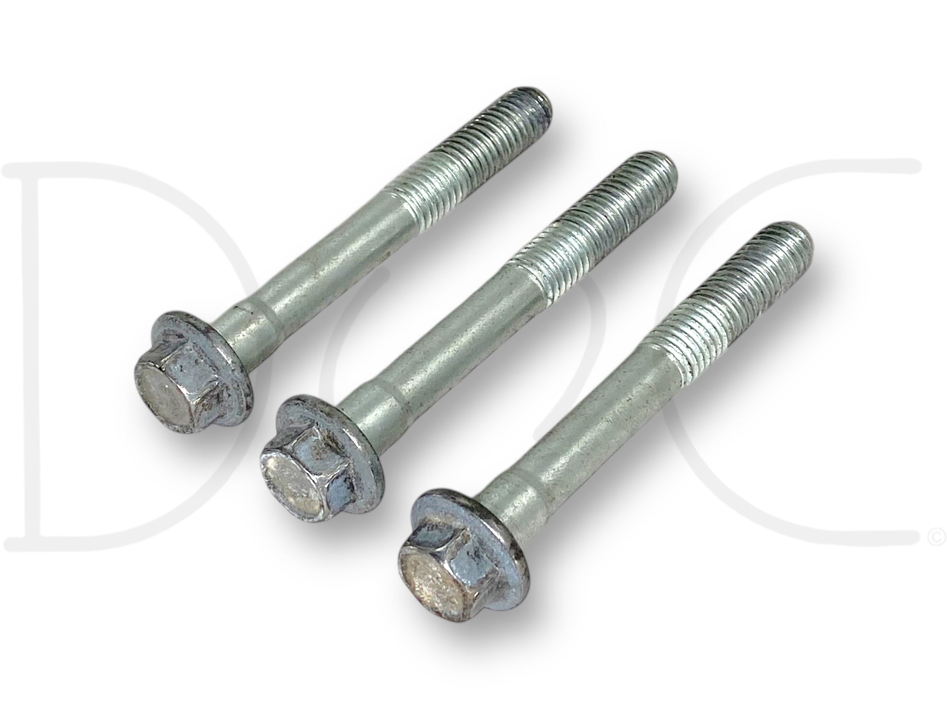 03-07 Ford F250 F350 6.0 6.0L Diesel Alternator Mounting Bolts Bolt Set OE, used with light wear, compatible with 2003-2007 Ford Super Duty trucks including Powerstroke models.