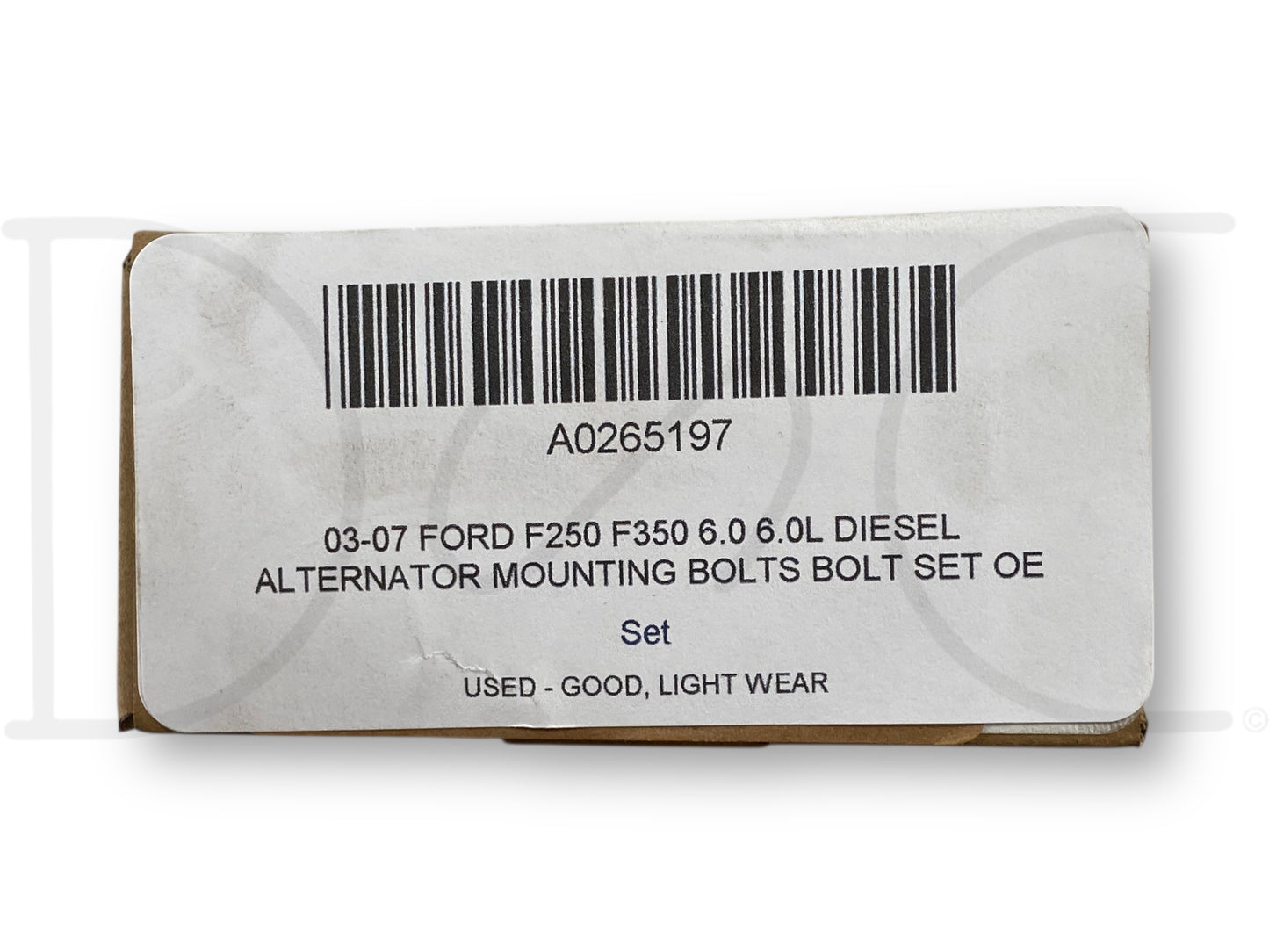 03-07 Ford F250 F350 6.0 6.0L Diesel Alternator Mounting Bolts Bolt Set OE