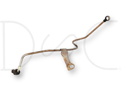 03-07 Ford F250 F350 6.0 6.0L Diesel RH Right Cylinder Head Fuel Supply Line OE, used condition with light wear, compatible with 2003-2007 F-250, F-350, F-450, and F-550 models, inspected for quality and reliability for Powerstroke diesel engines.