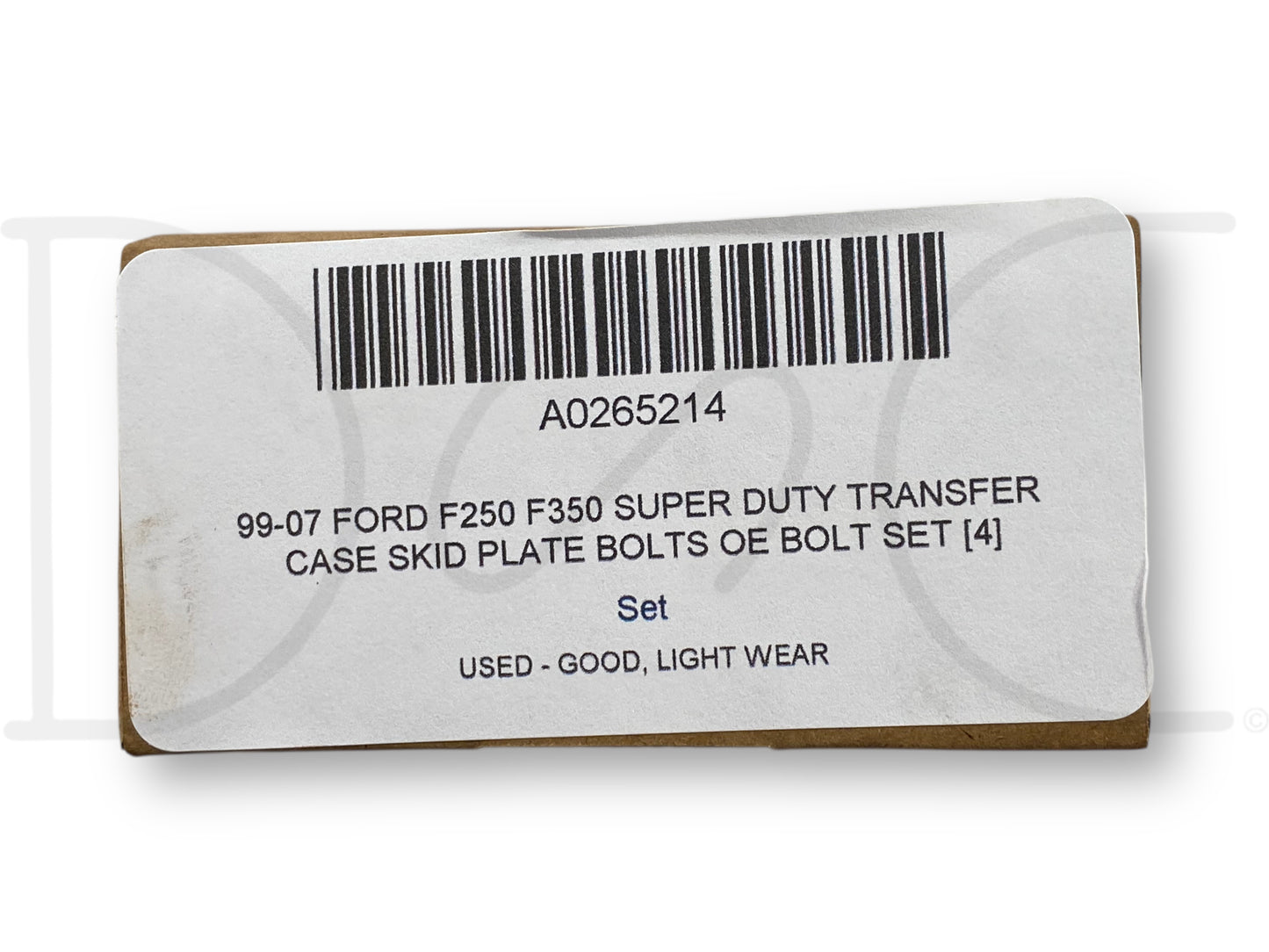 99-07 Ford F250 F350 Super Duty Transfer Case Skid Plate Bolts OE Bolt Set [4]