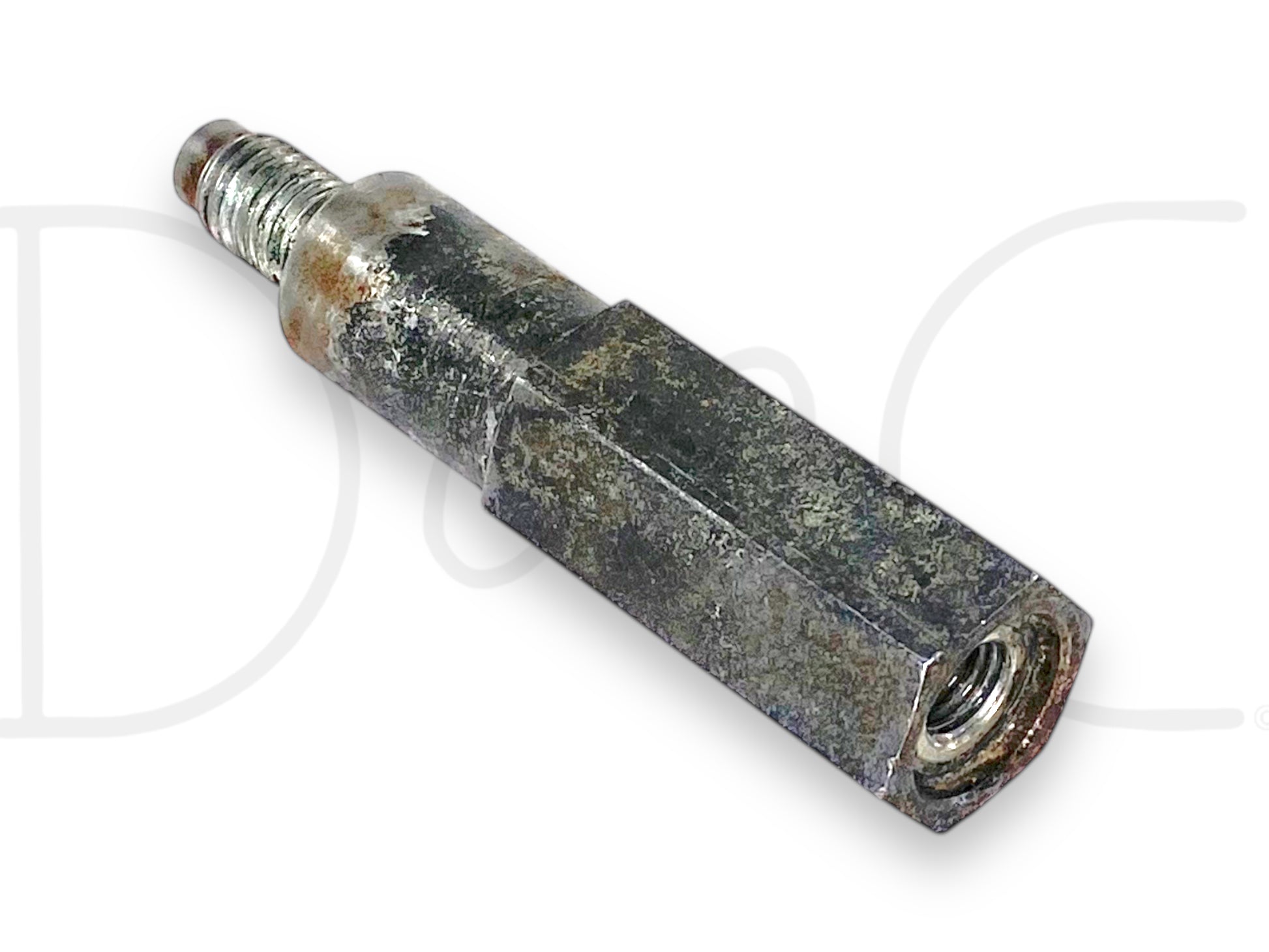 04-07 Ford F250 F350 6.0 6.0L Diesel Fan Shroud Stand Off Bolt Stud Mount, used with light wear, metal bolt stud mount designed for 2004 to 2007 Ford F-250, F-350, F-450, and F-550 Super Duty trucks with 6.0L Powerstroke engines, providing secure fan shroud support.