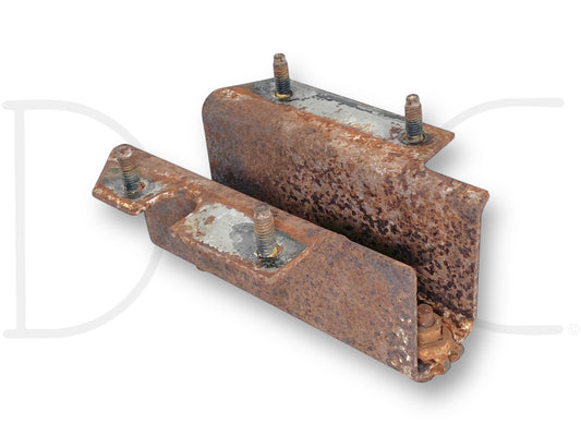 99-07 Ford F250 F350 Driveshaft Carrier Bearing Bracket Mount OE 3.25" OEM showing used condition with light surface rust and wear, compatible with 1999-2007 Ford F-250, F-350, F-450, and F-550 trucks, including diesel 6.0L Powerstroke models.
