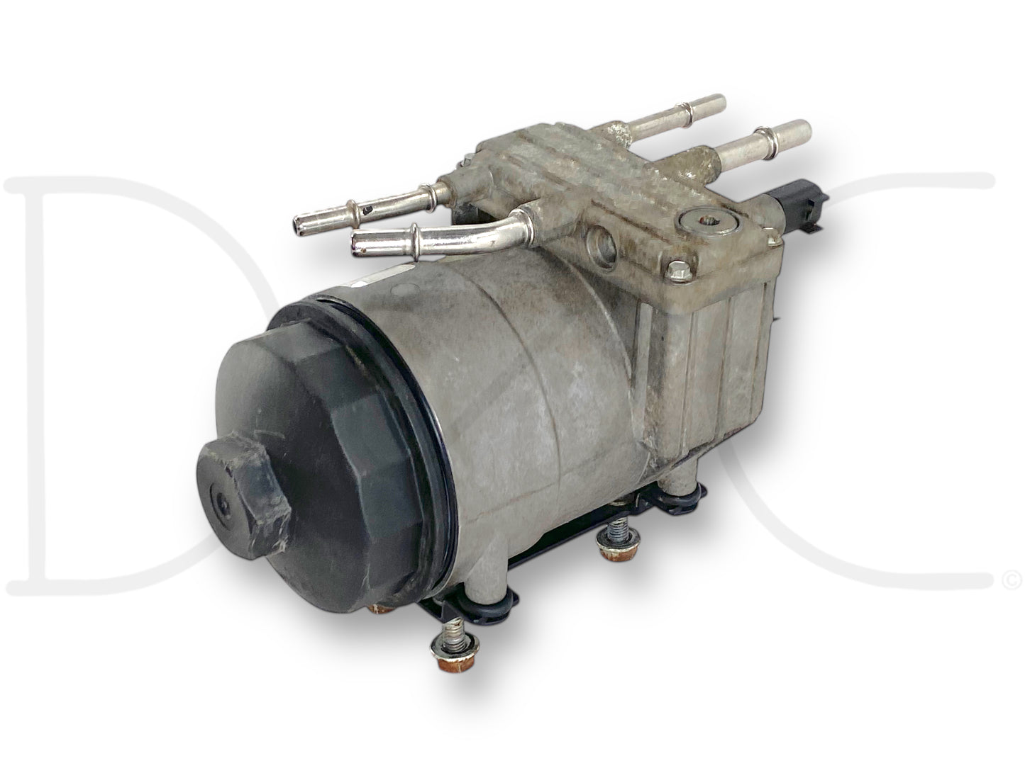 03-07 Ford F250 F350 6.0 6.0L Diesel Fuel Pump Filter Separator 3C34-9G282-Af used in good condition with light wear, compatible with 2003-2007 Ford Super Duty trucks including F250, F350, F450, F550 models featuring OE quality and reliable construction.