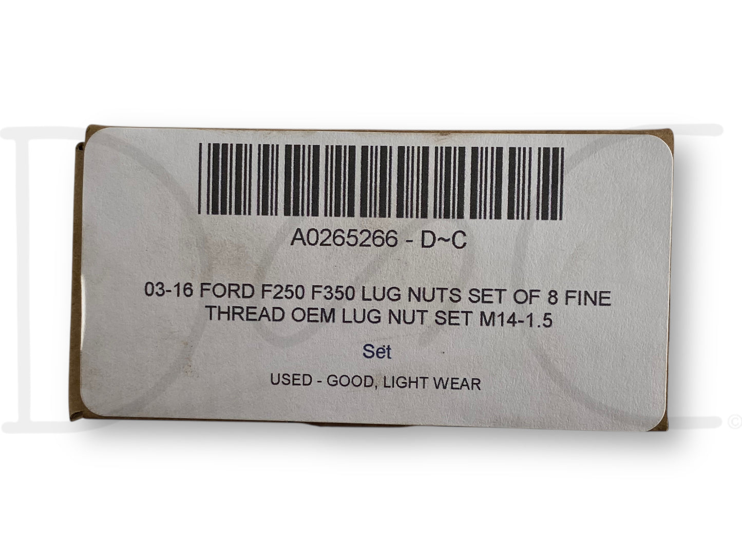 03-16 Ford F250 F350 Lug Nuts Set Of 8 Fine Thread OEM Lug Nut Set M14-1.5