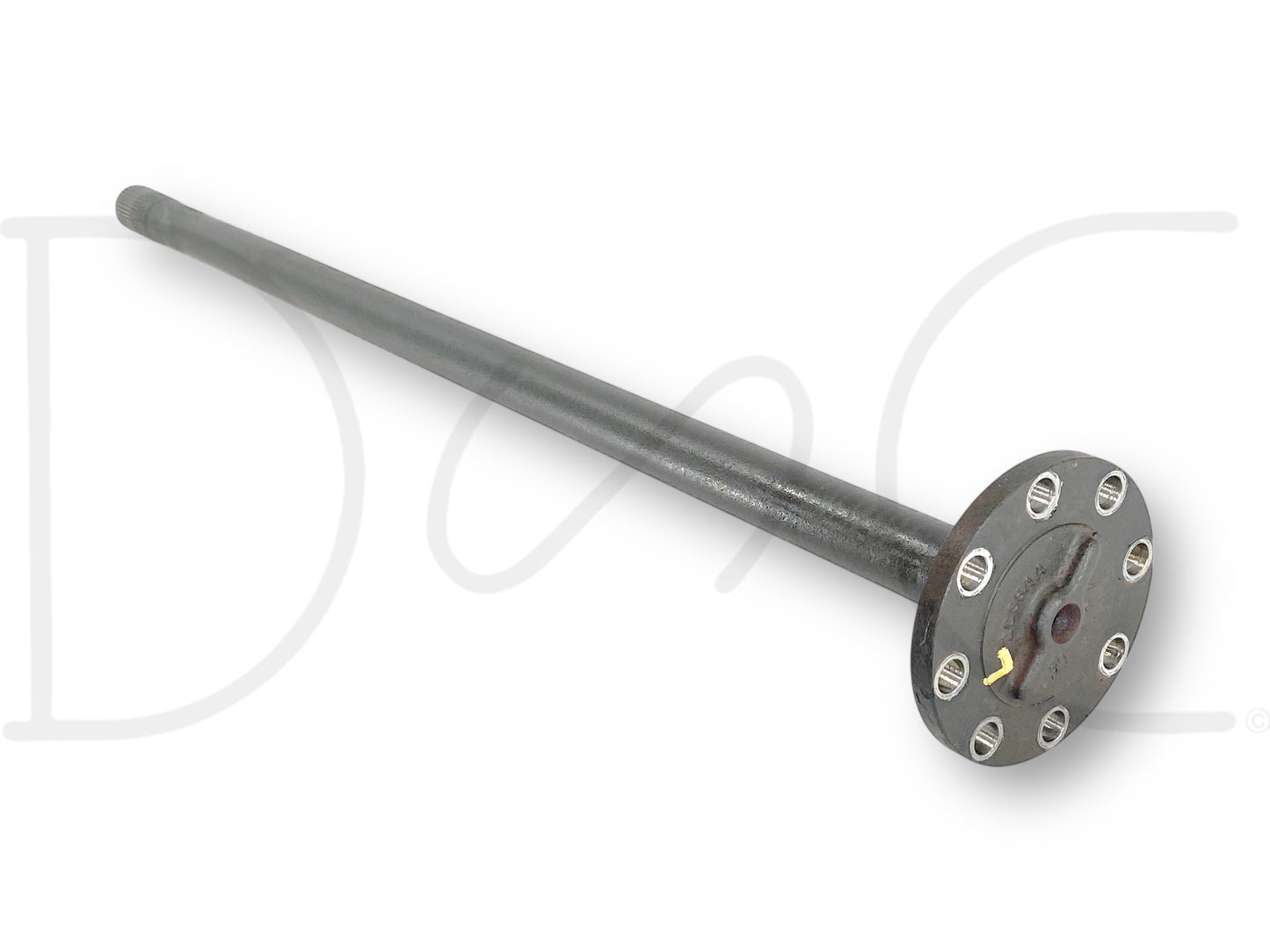 99-04 Ford F250 F350 SRW Sterling 10.5 Rear Axle Shaft LH Left Driver OE, used with light wear, compatible with 1999-2004 Ford F-250 and F-350 trucks, made of durable steel, designed for heavy-duty Super Duty applications including 6.0L Powerstroke engines.