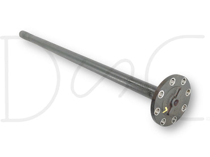 99-04 Ford F250 F350 SRW Sterling 10.5 Rear Axle Shaft LH Left Driver OE, used with light wear, compatible with 1999-2004 Ford F-250 and F-350 trucks, made of durable steel, designed for heavy-duty Super Duty applications including 6.0L Powerstroke engines.