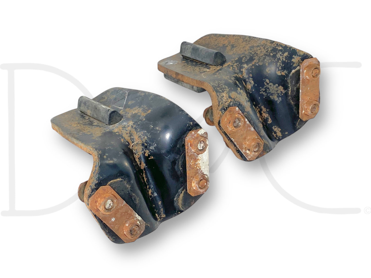 99-16 Ford F250 F350 Rear Auxiliary Leaf Spring Overload Bracket Set OE