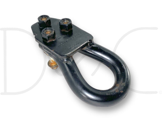 00-07 Ford F250 F350 Tow Hook Recovery Loop Black W/ Bolts 1C34-17A954-AA
