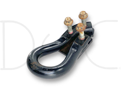 00-07 Ford F250 F350 Tow Hook Recovery Loop Black W/ Bolts 1C34-17A954-AA