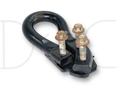 00-07 Ford F250 F350 Tow Hook Recovery Loop Black W/ Bolts 1C34-17A954-AA
