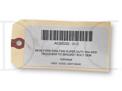99-04 Ford F250 F350 Super Duty 4X4 4WD Track Bar To Bracket Bolt OEM
