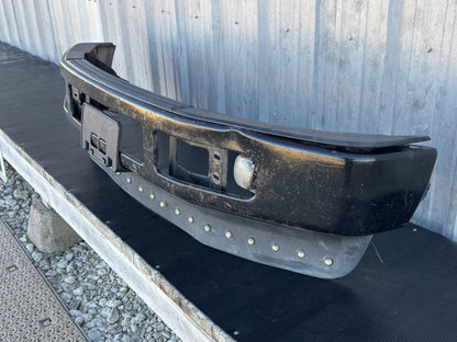 08-10 Ford F250 F350 Super Duty Front Bumper Black W/ Running Lights