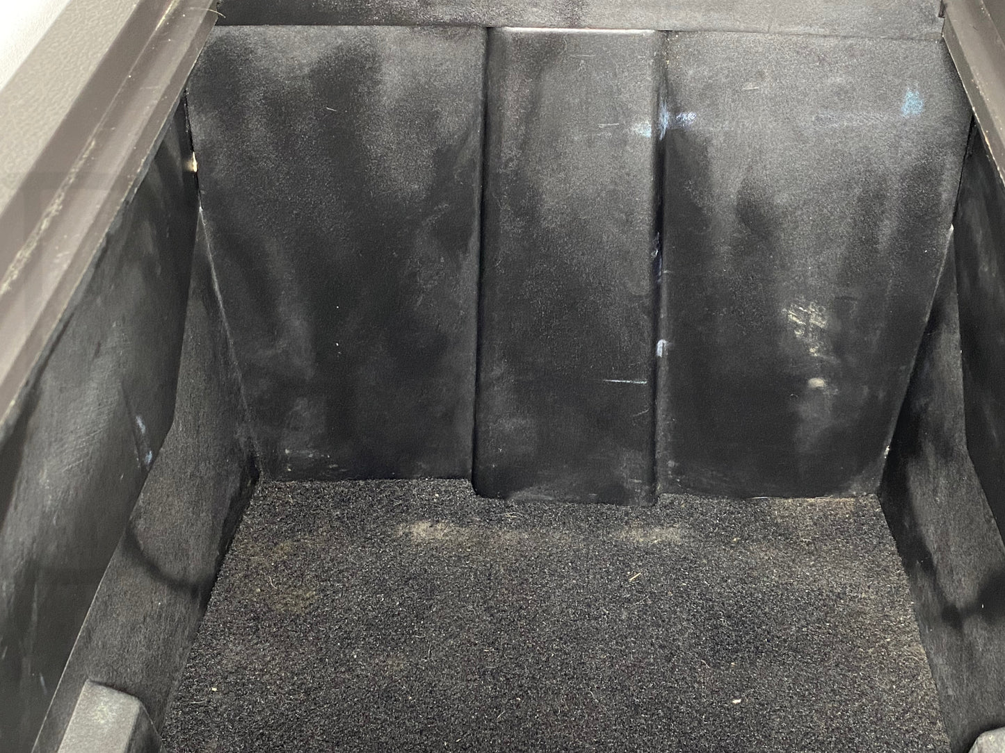 08-10 Ford F250 F350 Super Duty Center Console Floor Storage Black Leather OE