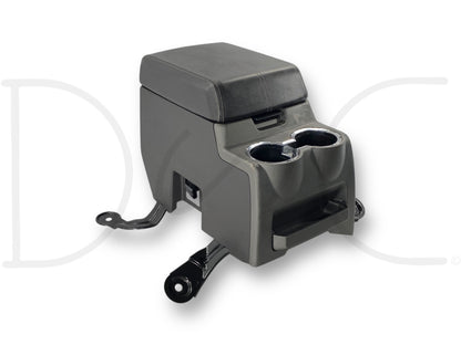 08-10 Ford F250 F350 Super Duty Center Console Floor Storage Black Leather OE