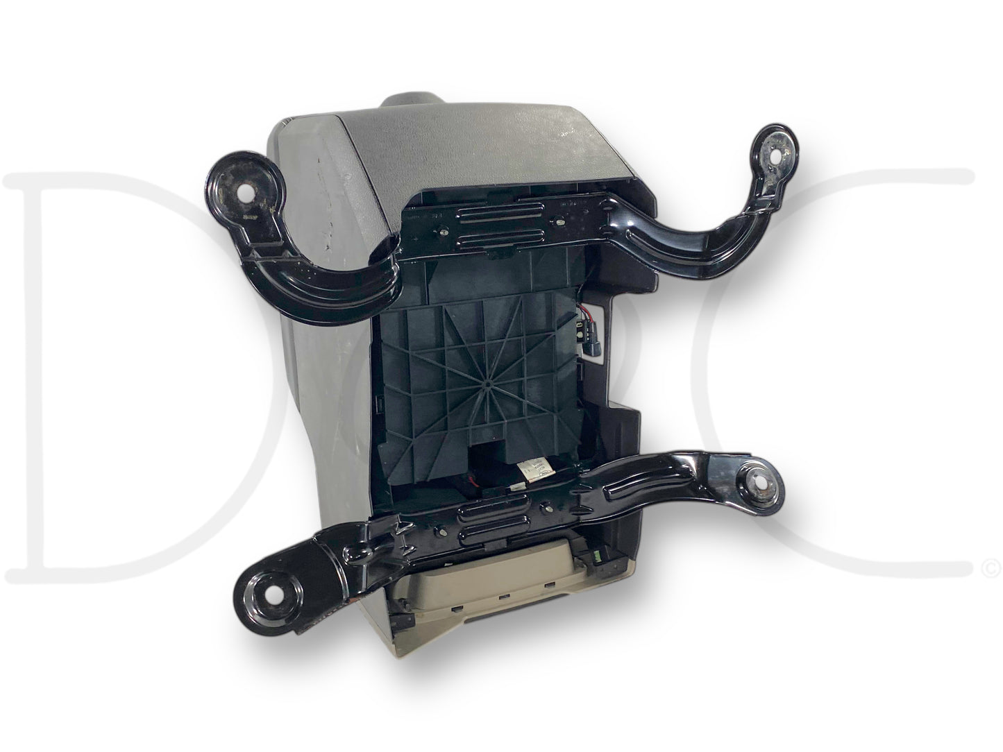 08-10 Ford F250 F350 Super Duty Center Console Floor Storage Black Leather OE