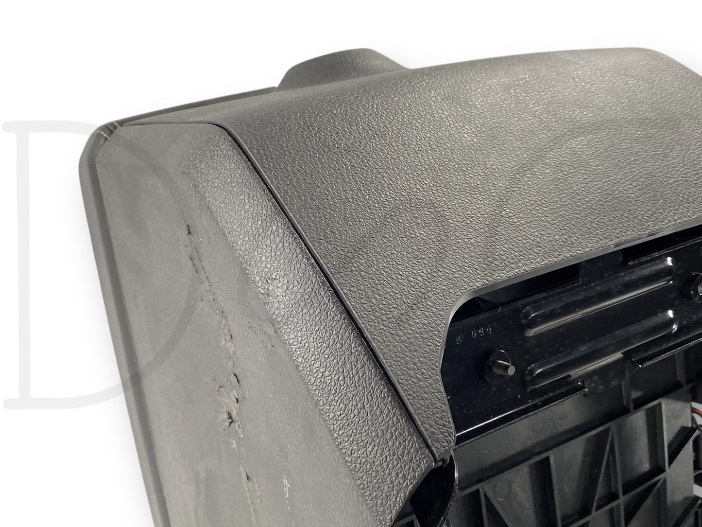 08-10 Ford F250 F350 Super Duty Center Console Floor Storage Black Leather OE