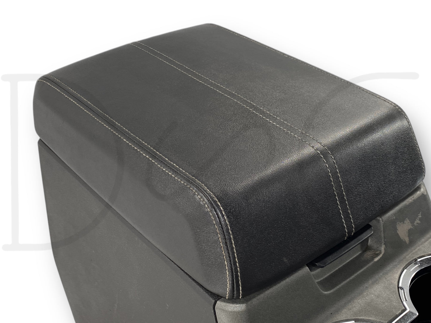 08-10 Ford F250 F350 Super Duty Center Console Floor Storage Black Leather OE