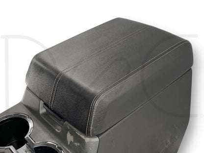 08-10 Ford F250 F350 Super Duty Center Console Floor Storage Black Leather OE