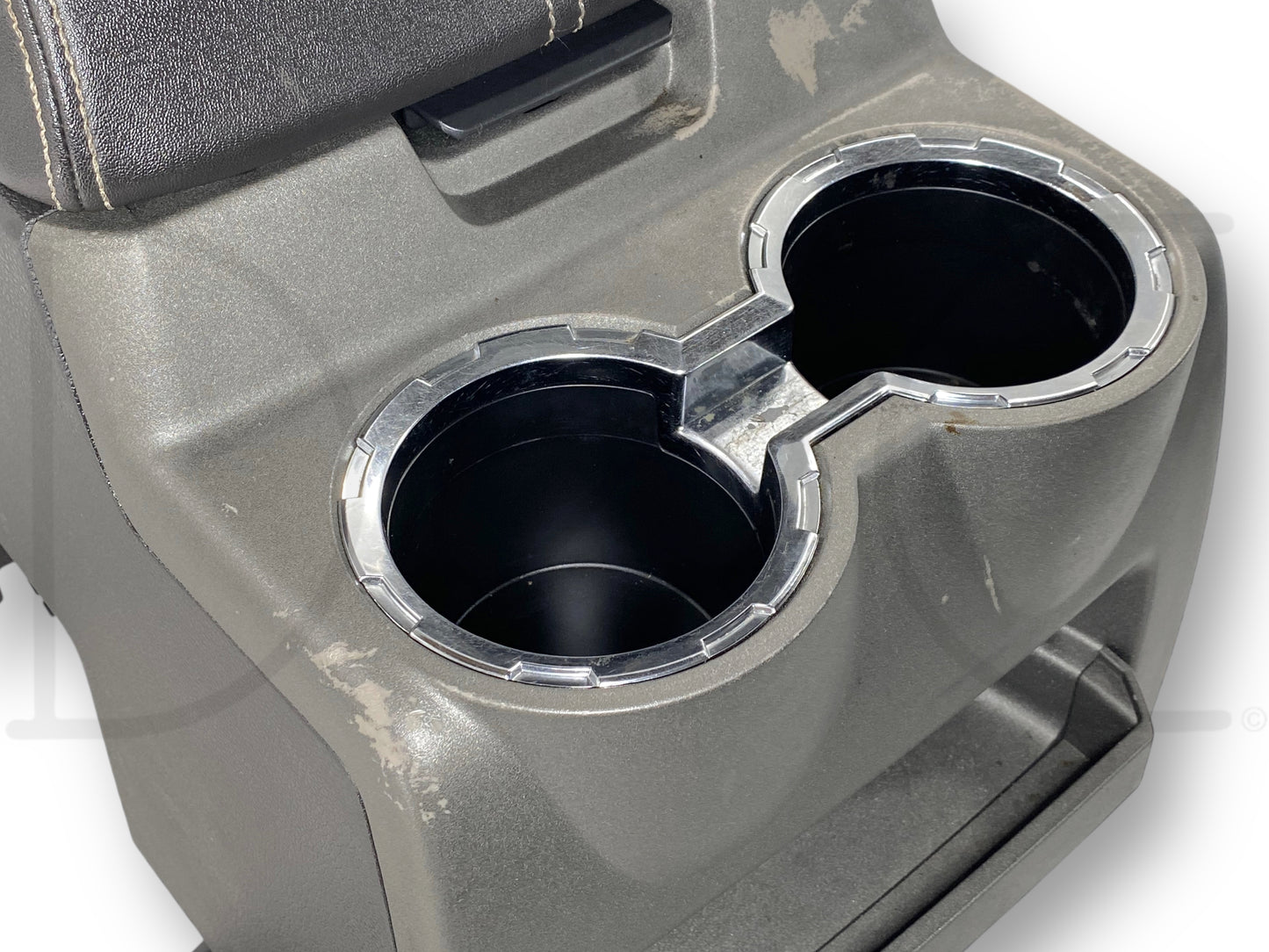 08-10 Ford F250 F350 Super Duty Center Console Floor Storage Black Leather OE