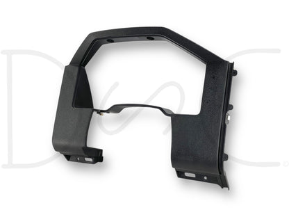 08-10 Ford F250 F350 Super Duty Dash Bezel Gauge Cluster Trim Panel Black OE
