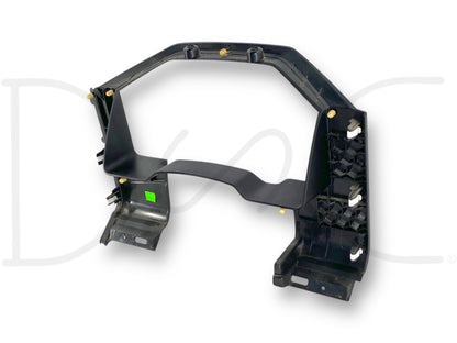 08-10 Ford F250 F350 Super Duty Dash Bezel Gauge Cluster Trim Panel Black OE