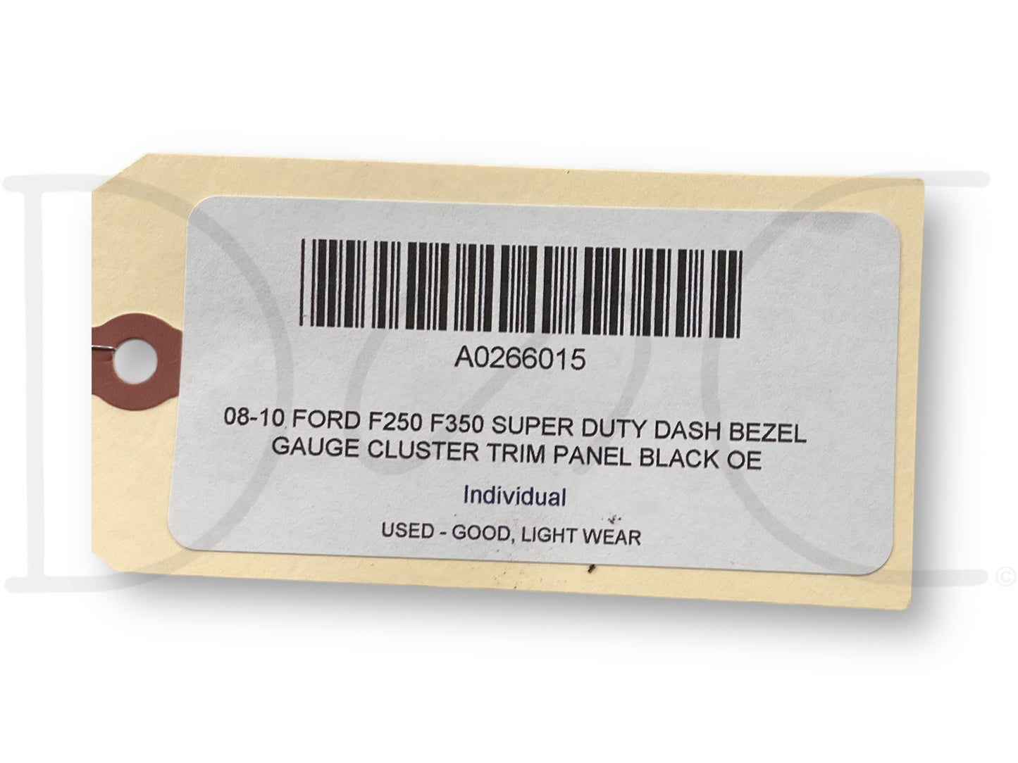 08-10 Ford F250 F350 Super Duty Dash Bezel Gauge Cluster Trim Panel Black OE