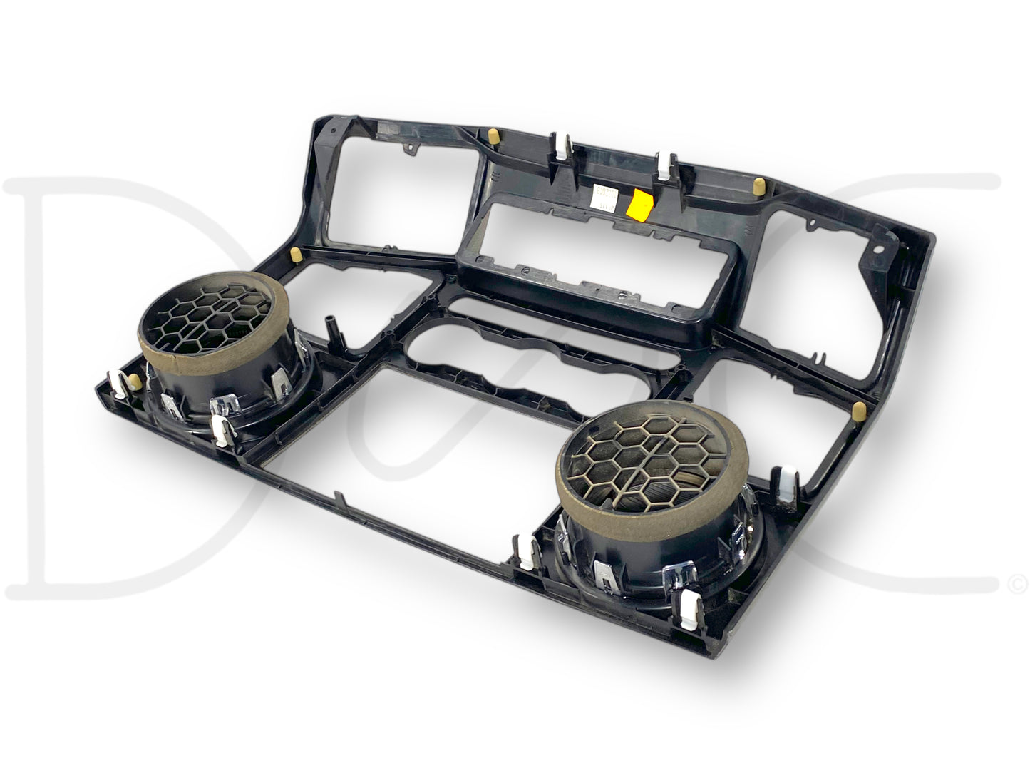 08-10 Ford F250 F350 FX4 Dash Bezel Radio Center Trim Panel Carbon Gray Silver