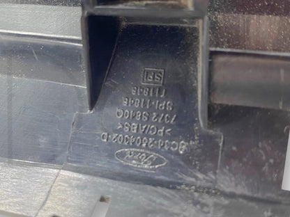 08-10 Ford F250 F350 FX4 Dash Bezel Radio Center Trim Panel Carbon Gray Silver