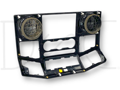 08-10 Ford F250 F350 FX4 Dash Bezel Radio Center Trim Panel Carbon Gray Silver