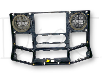 08-10 Ford F250 F350 FX4 Dash Bezel Radio Center Trim Panel Carbon Gray Silver