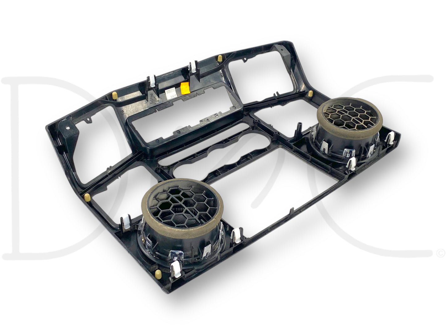 08-10 Ford F250 F350 FX4 Dash Bezel Radio Center Trim Panel Carbon Gray Silver