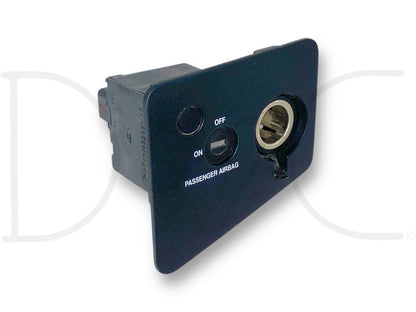 08-10 Ford F250 F350 Dash Bezel 12V Outlet Power Point Plug Trim Panel OEM