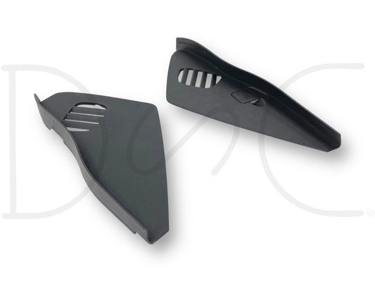 08-10 Ford F250 F350 LH RH Dash End Side Defrost Vent Trim Set Black OE