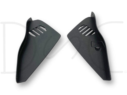 08-10 Ford F250 F350 LH RH Dash End Side Defrost Vent Trim Set Black OE