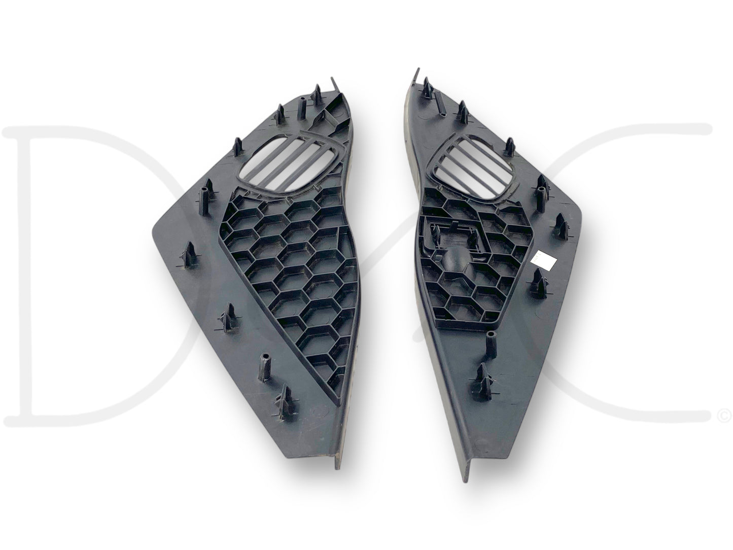 08-10 Ford F250 F350 LH RH Dash End Side Defrost Vent Trim Set Black OE