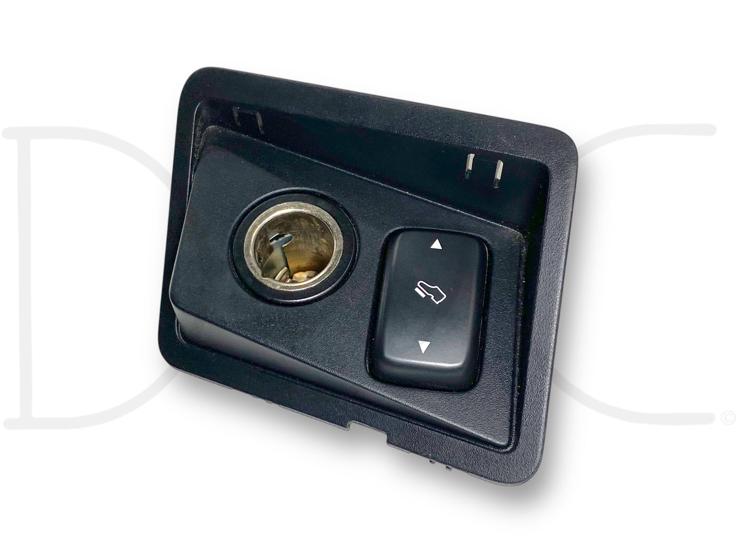 08-10 Ford F250 F350 Dash 12V Outlet Power Point Plug Bezel Adjustable Pedals