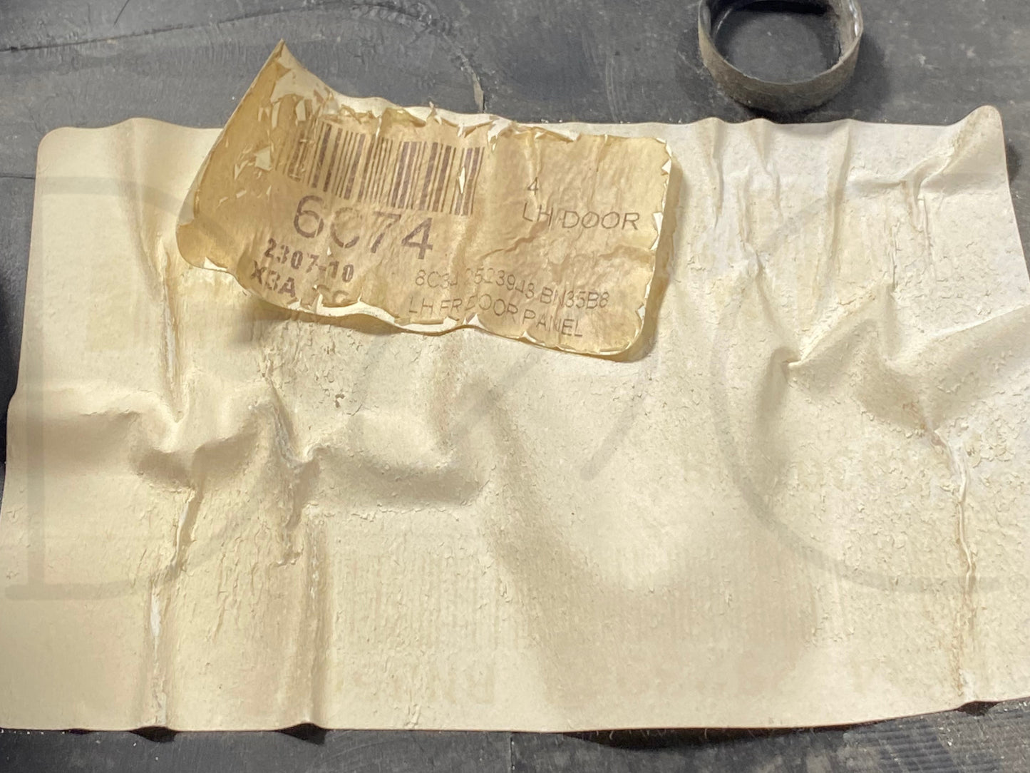 08-10 Ford F250 F350 FX4 LH Left Driver Front Interior Door Panel Black OE