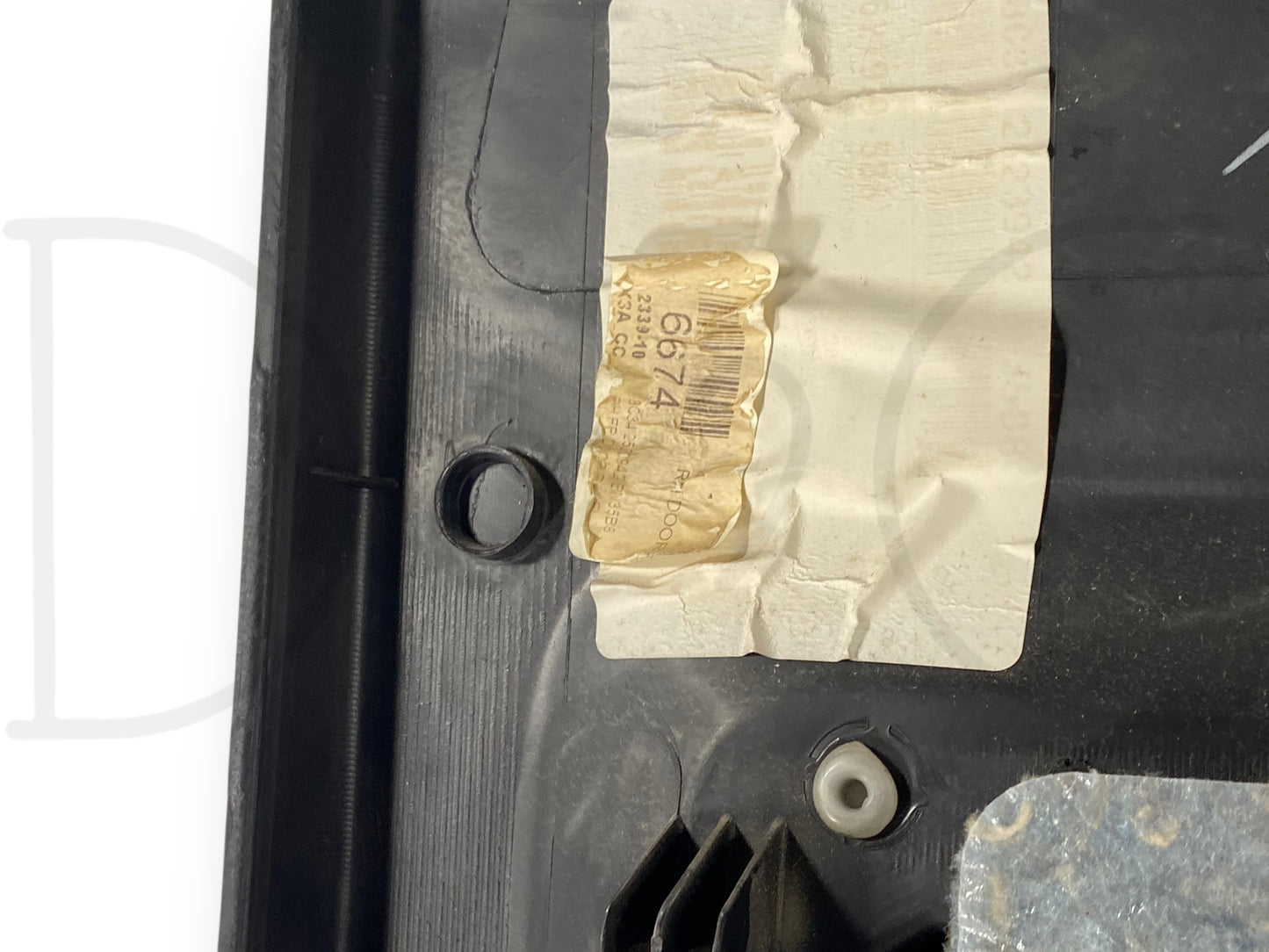 08-10 Ford F250 F350 FX4 RH Right Passenger Front Interior Door Panel Black OE