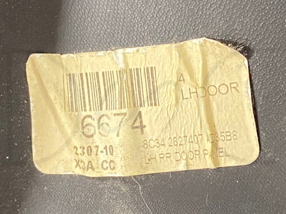 08-16 Ford F250 F350 Extended Cab LH Left Driver Rear Door Lower Panel Black OE