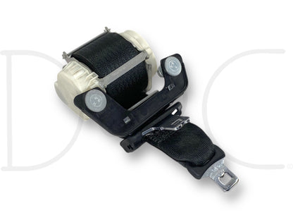 08-10 Ford F250 F350 Middle Center Seat Belt Seatbelt Black OE, used with light wear, compatible with 2008-2010 Ford F-250 F-350 trucks, designed for reliable safety and fit, OE quality for Super Duty models including 6.4L Powerstroke engines.