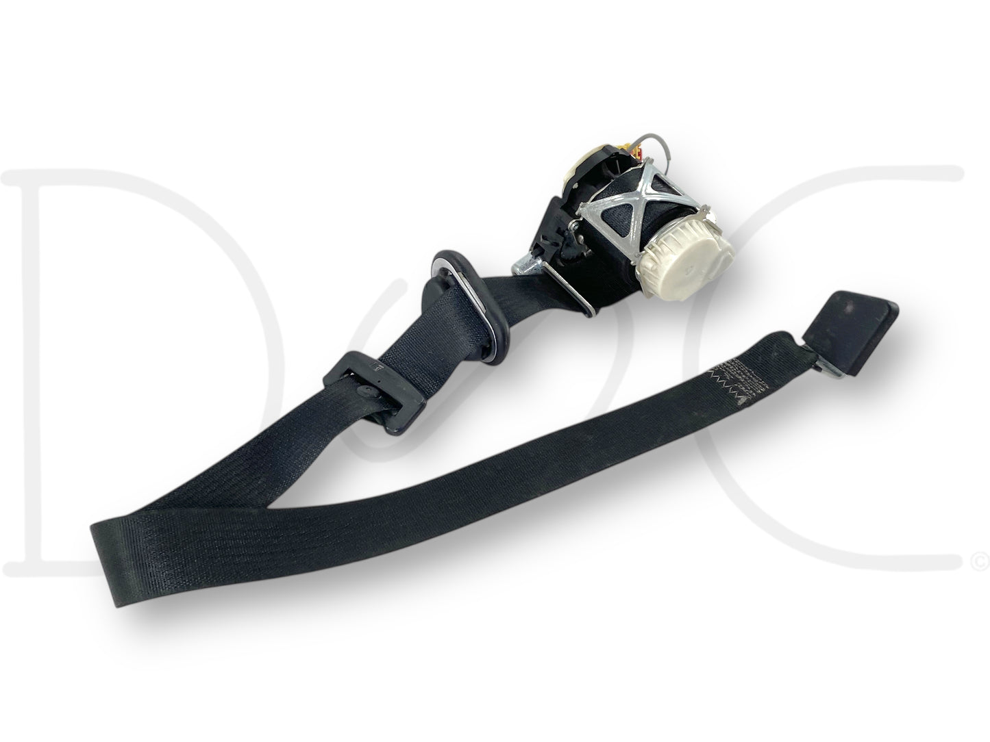 08-10 Ford F250 F350 Super Cab RH Right Passenger Front Seat Belt Seatbelt Black, used condition with light wear, compatible with 2008-2010 Ford Super Duty trucks including F-250, F-350, F-450, and F-550 models, featuring genuine OE quality and reliability.